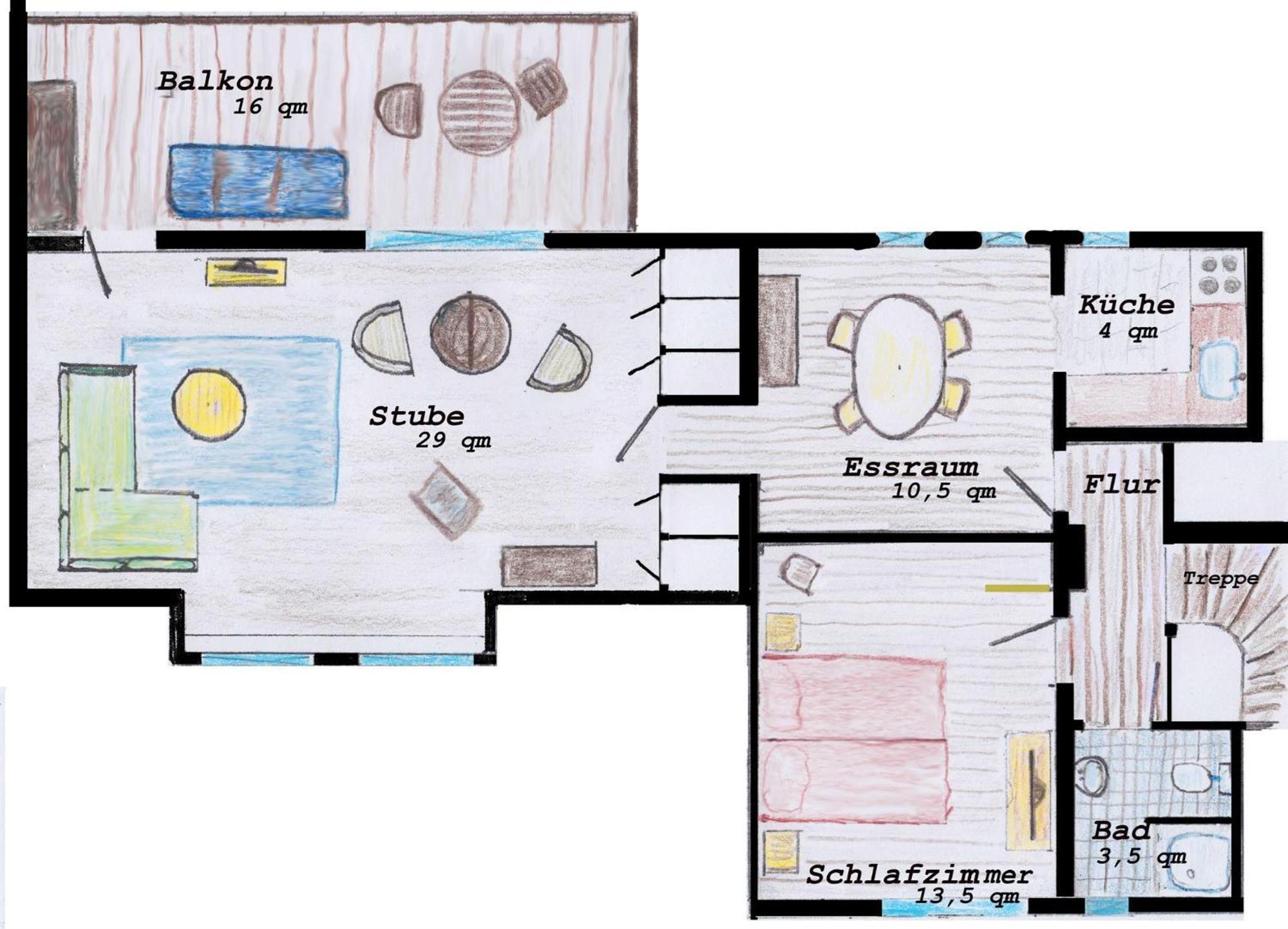 Feddersen'S Ferienwohnung Harrislee Ruang foto